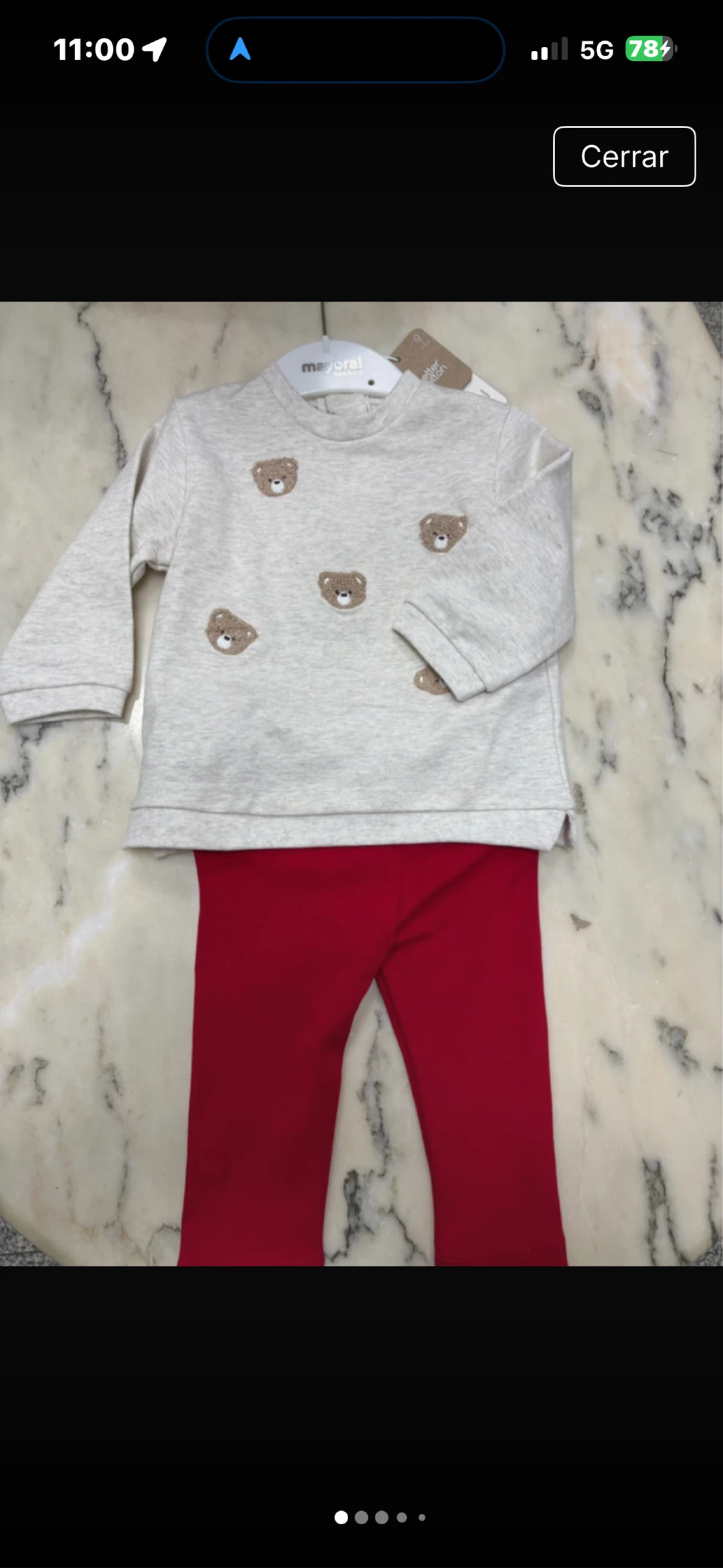 Conjunto bebé, niña invierno